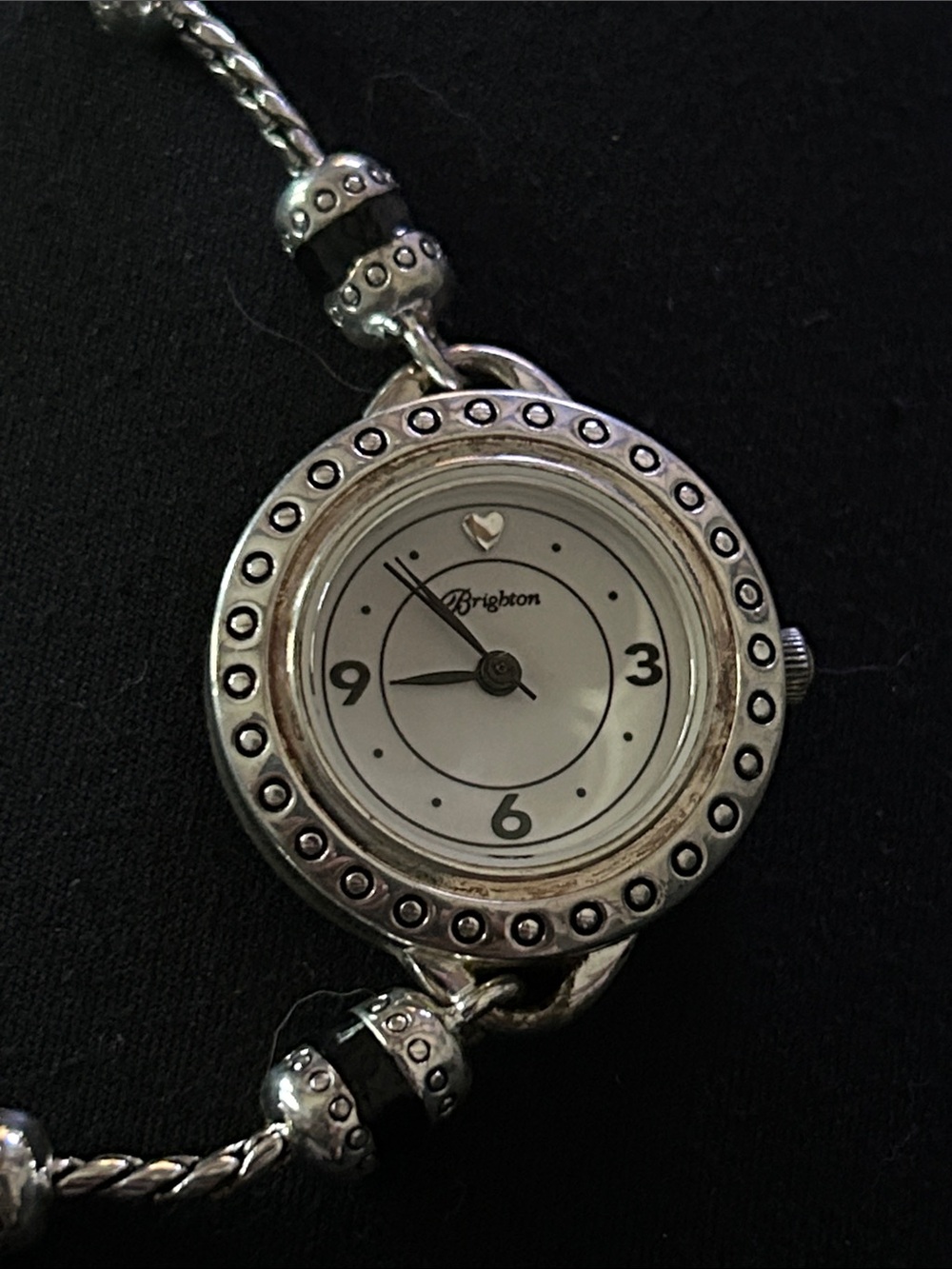 Brighton Merced women's bracelet watch with round dial and toggle closure